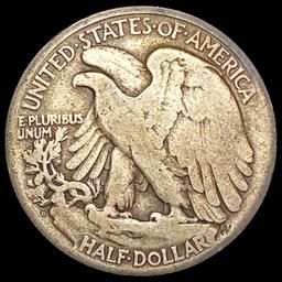 1921-D Walking Liberty Half Dollar NICELY CIRCULAT