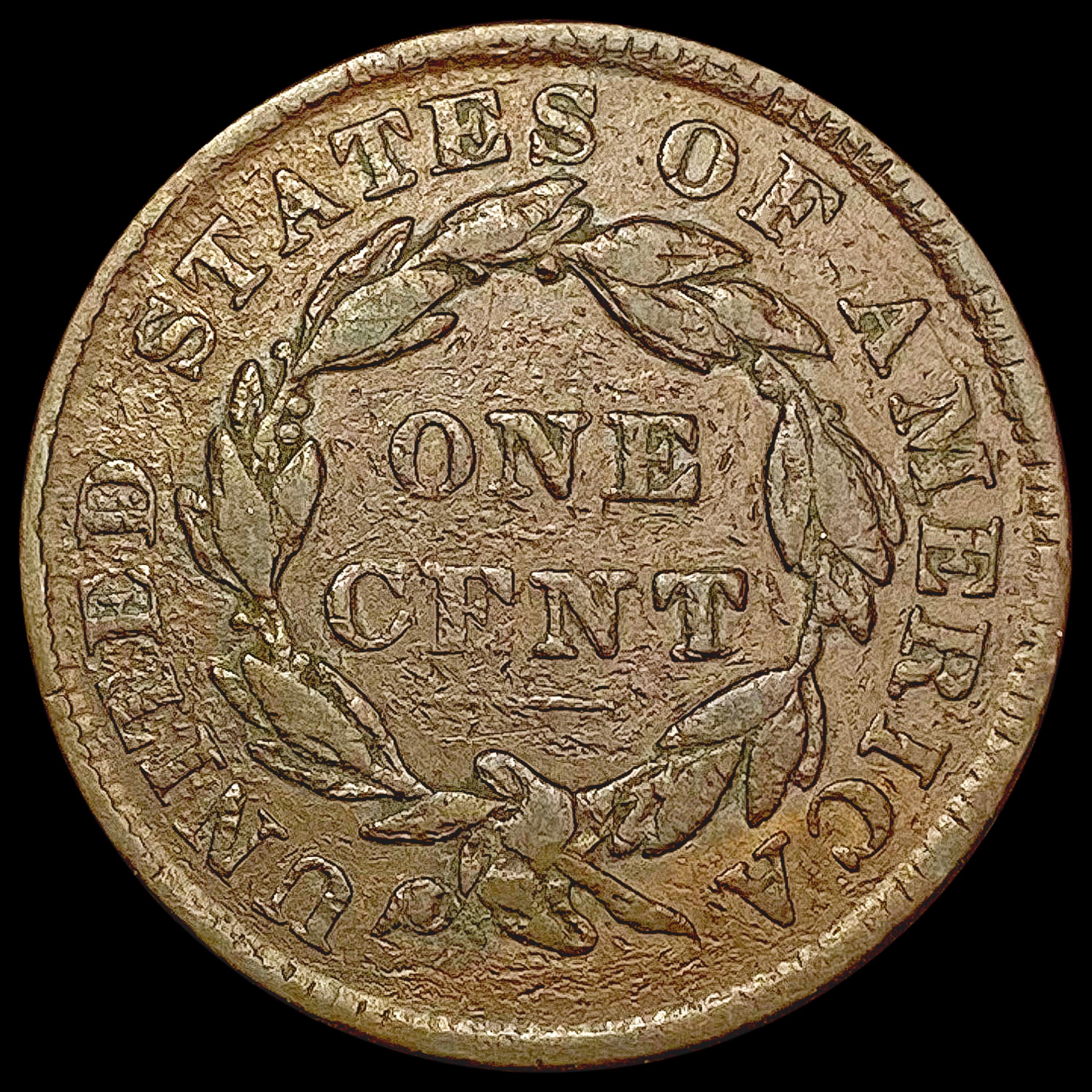 1834 Coronet Head Large Cent LIGHTLY CIRCULATED