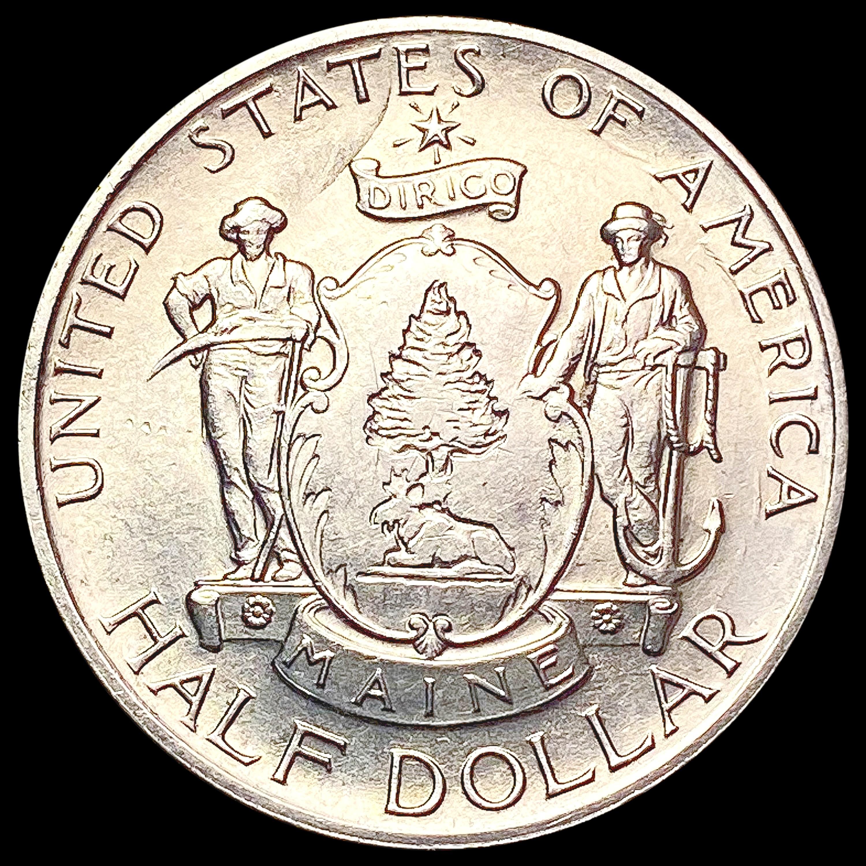 1920 Maine Half Dollar UNCIRCULATED