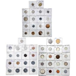 1930-1980 Large Foreign Coin Collection W/Silver [