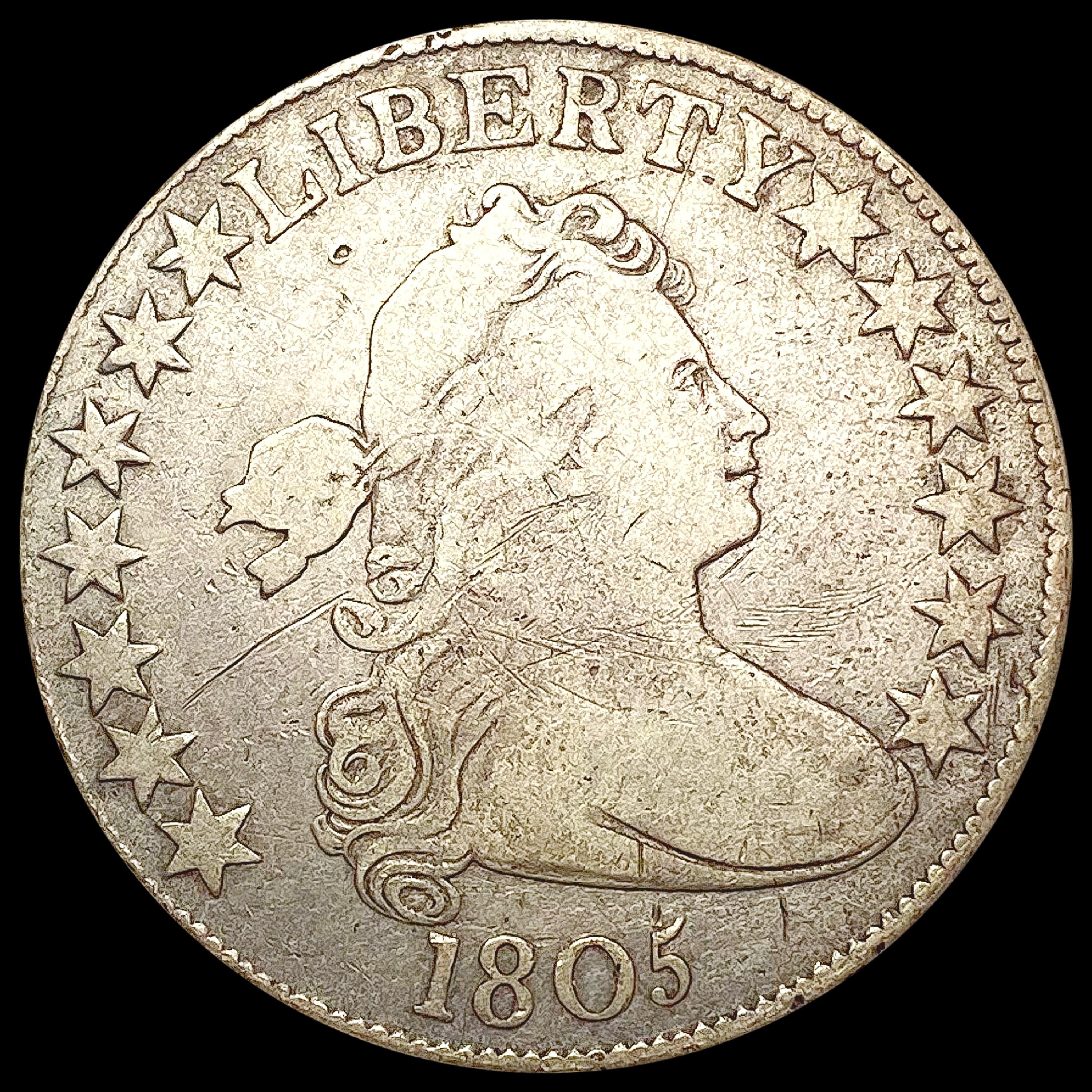 1805 Draped Bust Half Dollar NICELY CIRCULATED