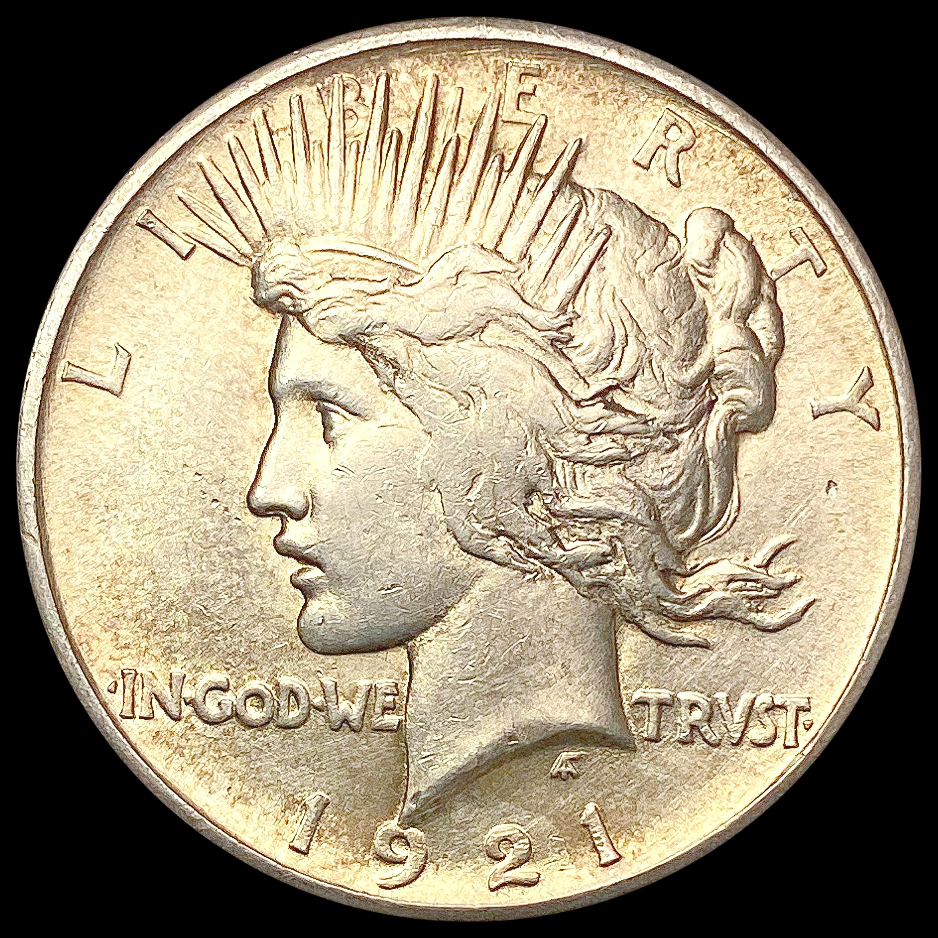 1921 Silver Peace Dollar CLOSELY UNCIRCULATED