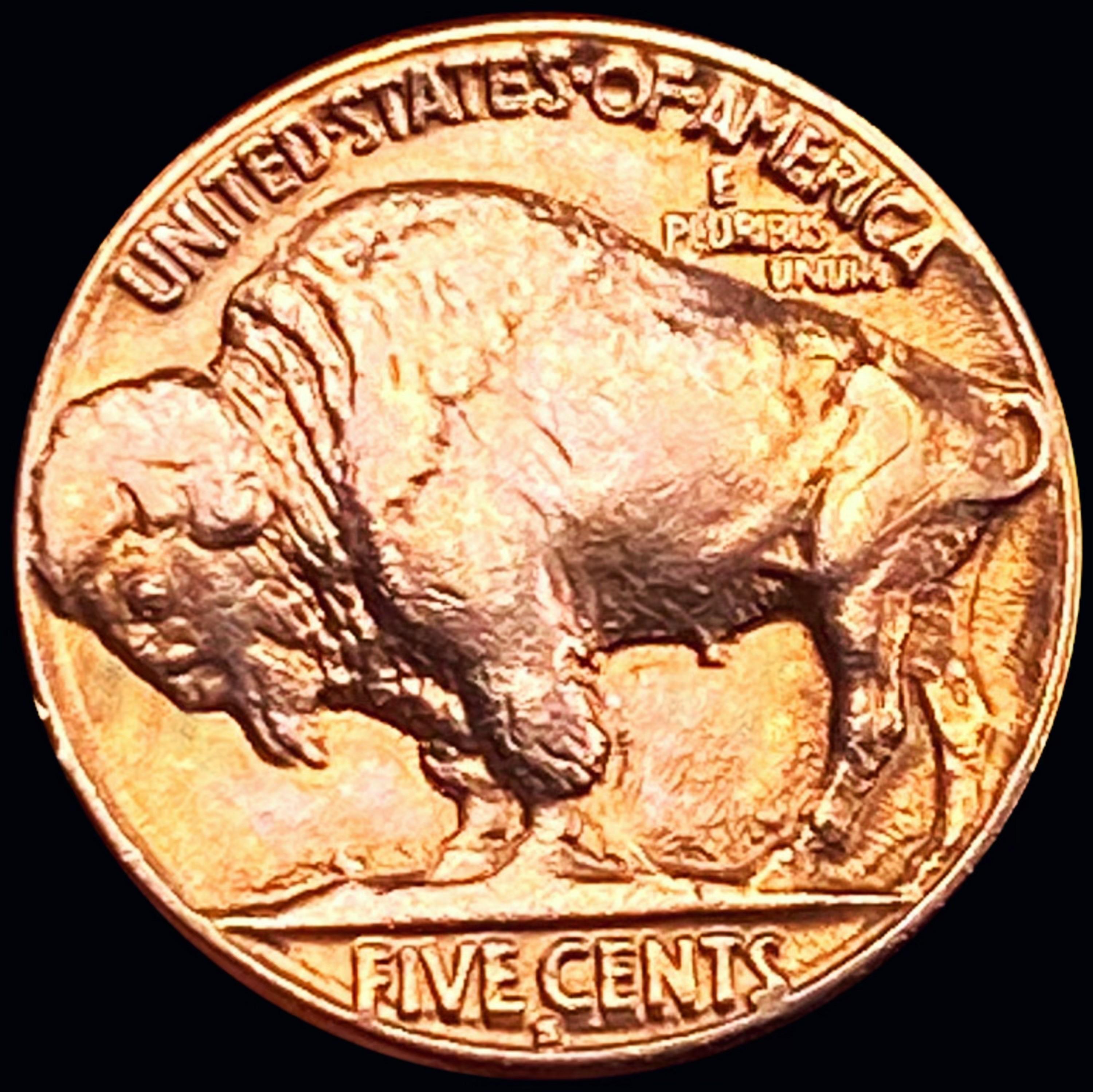 1921-S Buffalo Nickel CHOICE BU