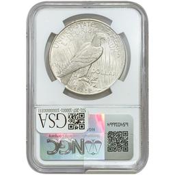 1926-D Silver Peace Dollar NGC MS64+