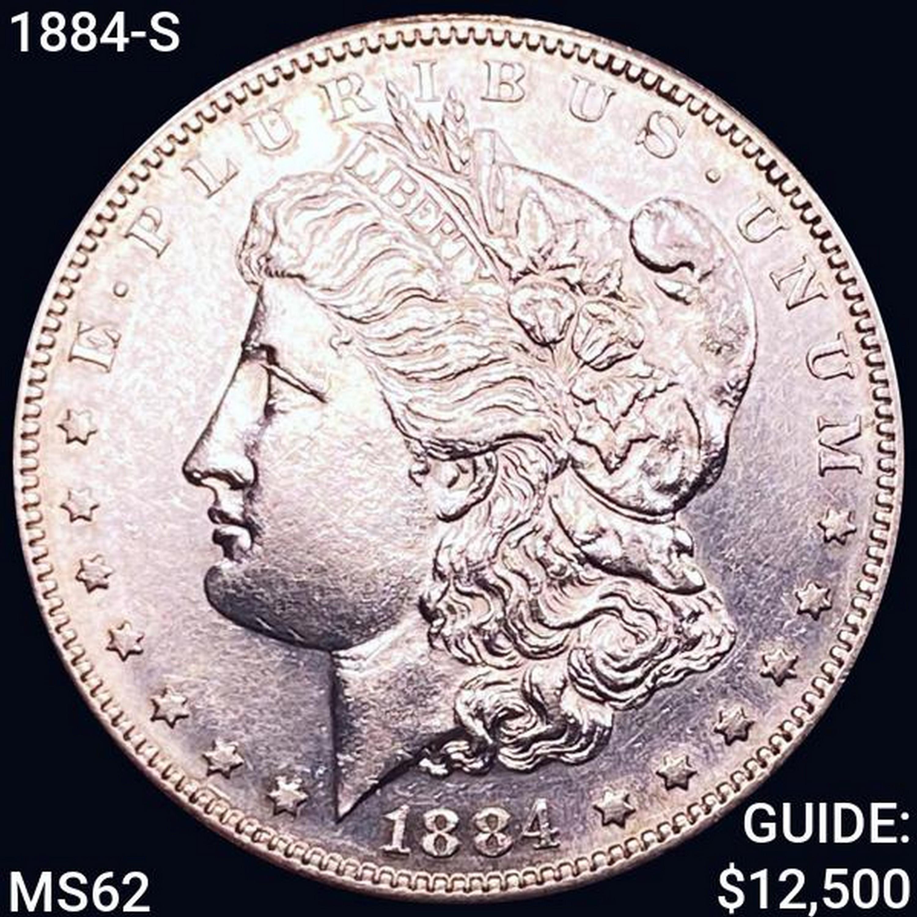 1884-S Morgan Silver Dollar UNCIRCULATED