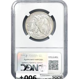 1939-D Walking Liberty Half Dollar NGC MS67