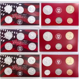 2000-2001 Silver US Proof Sets [30 Coins]