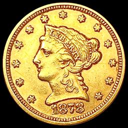 1878 $2.50 Gold Quarter Eagle CLOSELY UNCIRCULATED