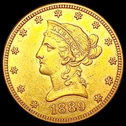 1889-S $10 Gold Eagle CLOSELY UNCIRCULATED