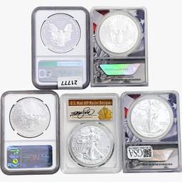 2013-2021 [5] Silver Eagle  MS/PF70