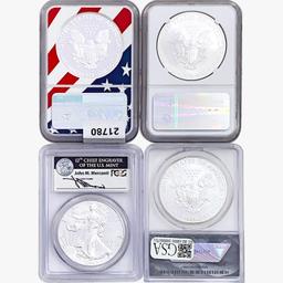 2011-2018 [4] Silver Eagle  MS/PF69/70