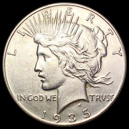 1935 Silver Peace Dollar CLOSELY UNCIRCULATED