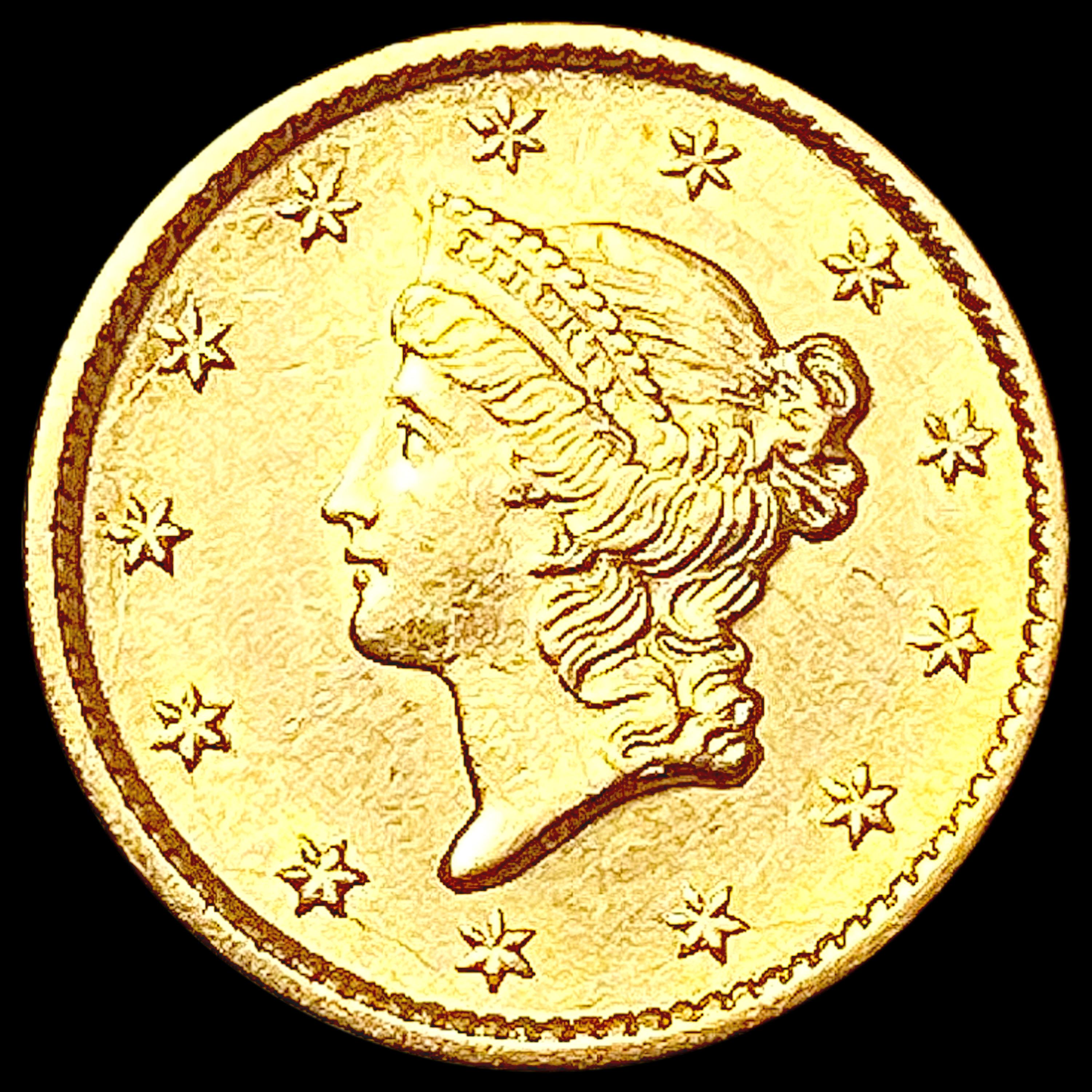 1853 Rare Gold Dollar UNCIRCULATED