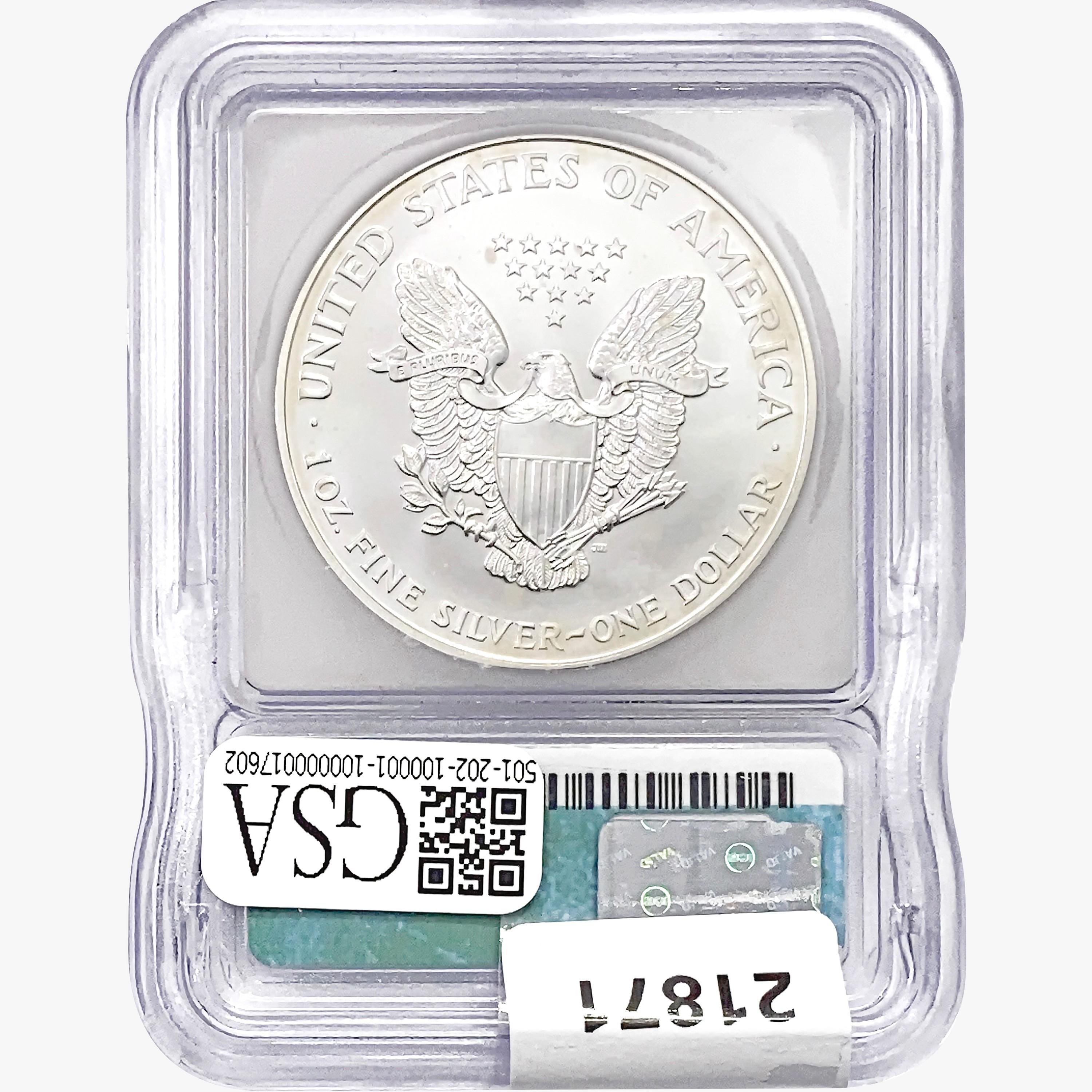 1994 Silver Eagle ICG MS69