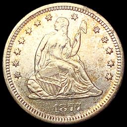 1877-S Seated Liberty Quarter CLOSELY UNCIRCULATED