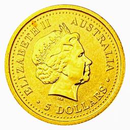 1994 Australia 1/20oz Gold $5 GEM PROOF