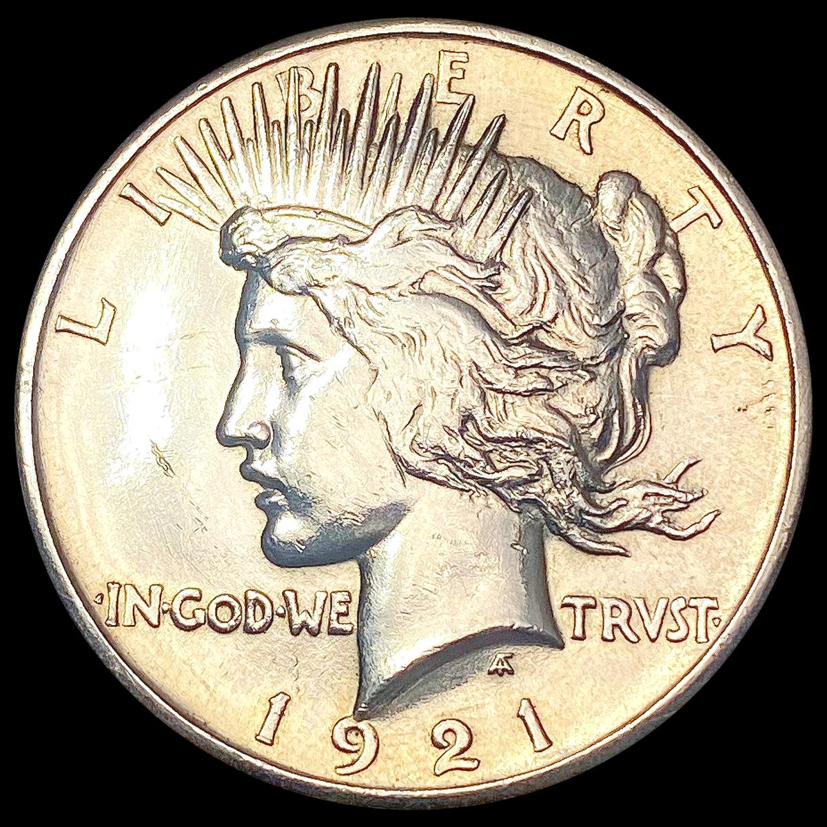 1921 Silver Peace Dollar CHOICE AU