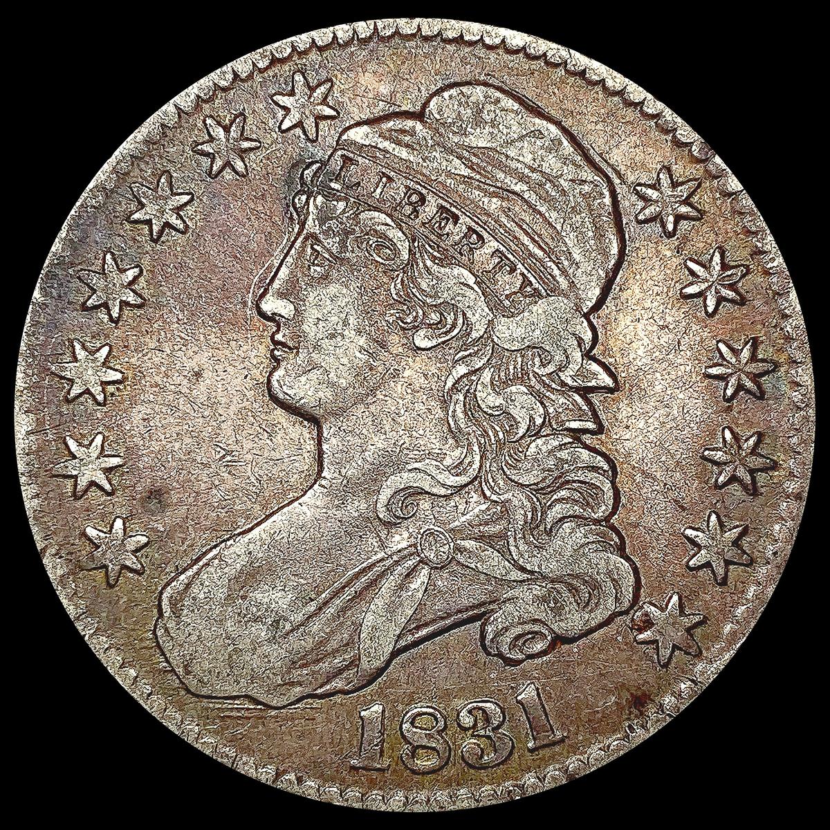 1831 Capped Bust Half Dollar LIGHTLY CIRCULATED