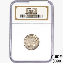 1928 Buffalo Nickel NGC MS64