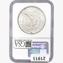 1887 Morgan Silver Dollar NGC MS64