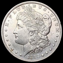 1892 Morgan Silver Dollar CLOSELY UNCIRCULATED