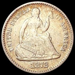 1872 Seated Liberty Half Dime CLOSELY UNCIRCULATED