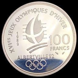 1989 France Silve100 Francs CHOICE PROOF