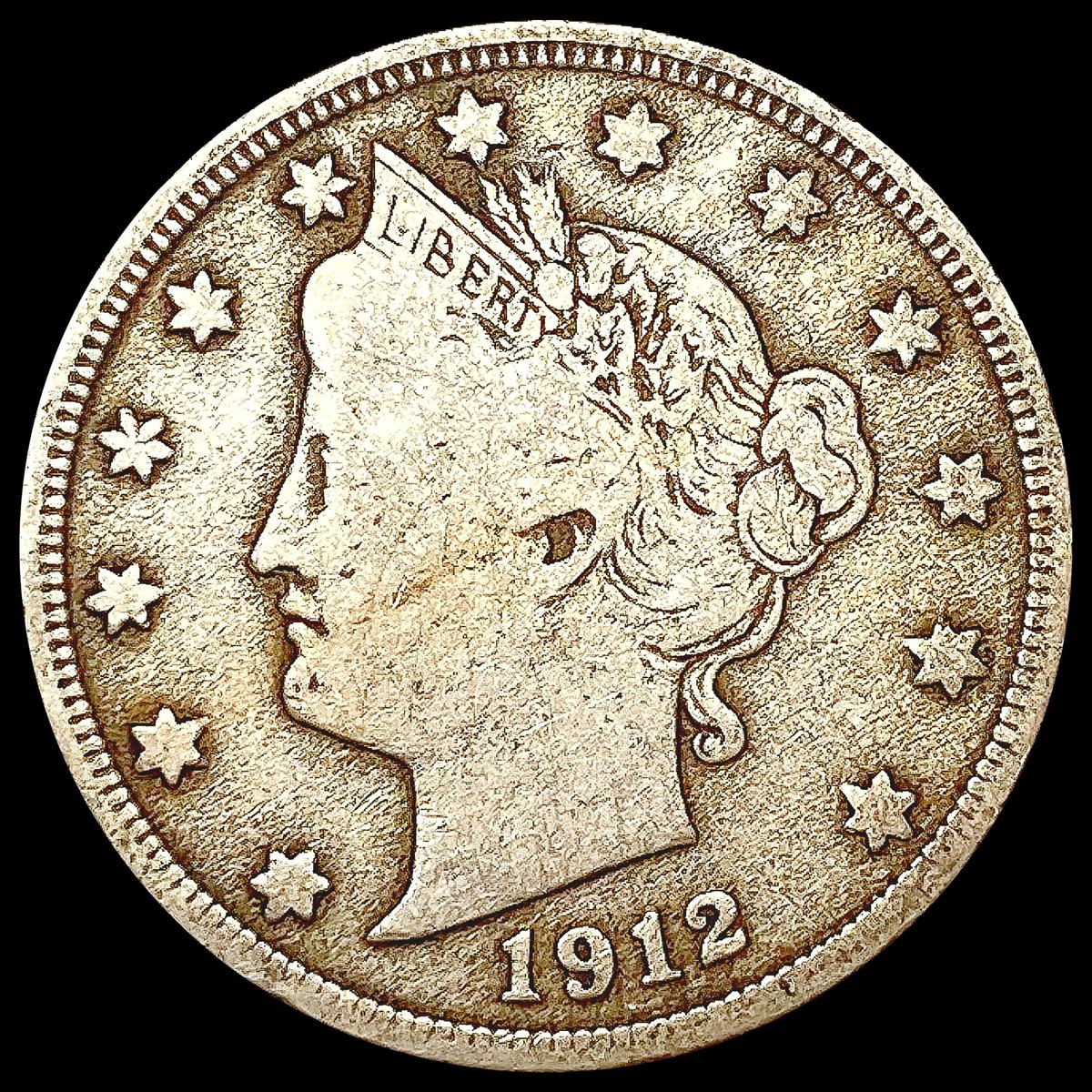 1912-D Liberty Victory Nickel NICELY CIRCULATED