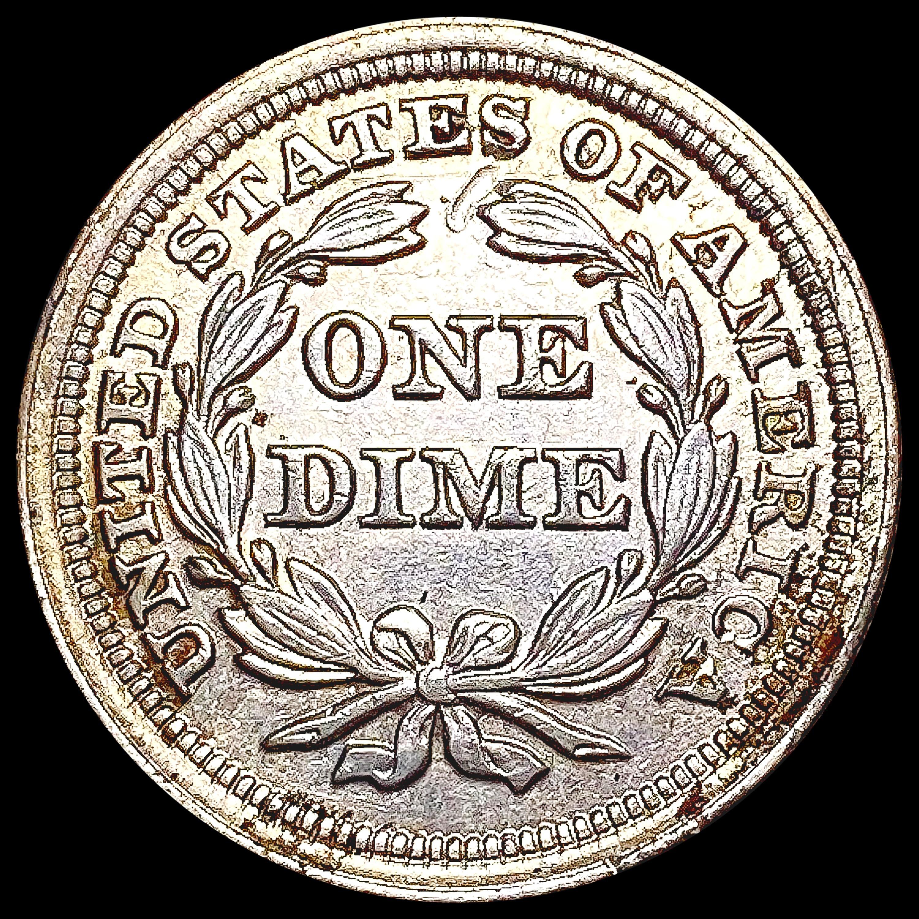 1853 Seated Liberty Dime CLOSELY UNCIRCULATED