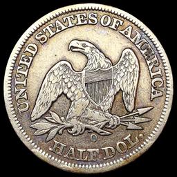 1858-O Seated Liberty Half Dollar NEARLY UNCIRCULA