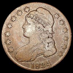 1834 Capped Bust Half Dollar NICELY CIRCULATED