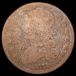 1831 Sm Ltrs Capped Bust Quarter NICELY CIRCULATED