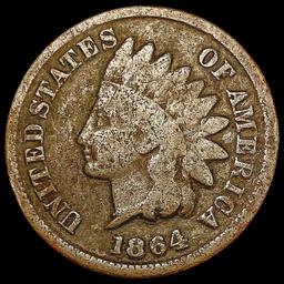 1864-L Indian Head Cent NICELY CIRCULATED