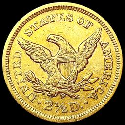 1851 $2.50 Gold Quarter Eagle UNCIRCULATED