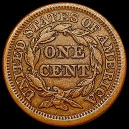 1847 Large Cent NEARLY UNCIRCULATED