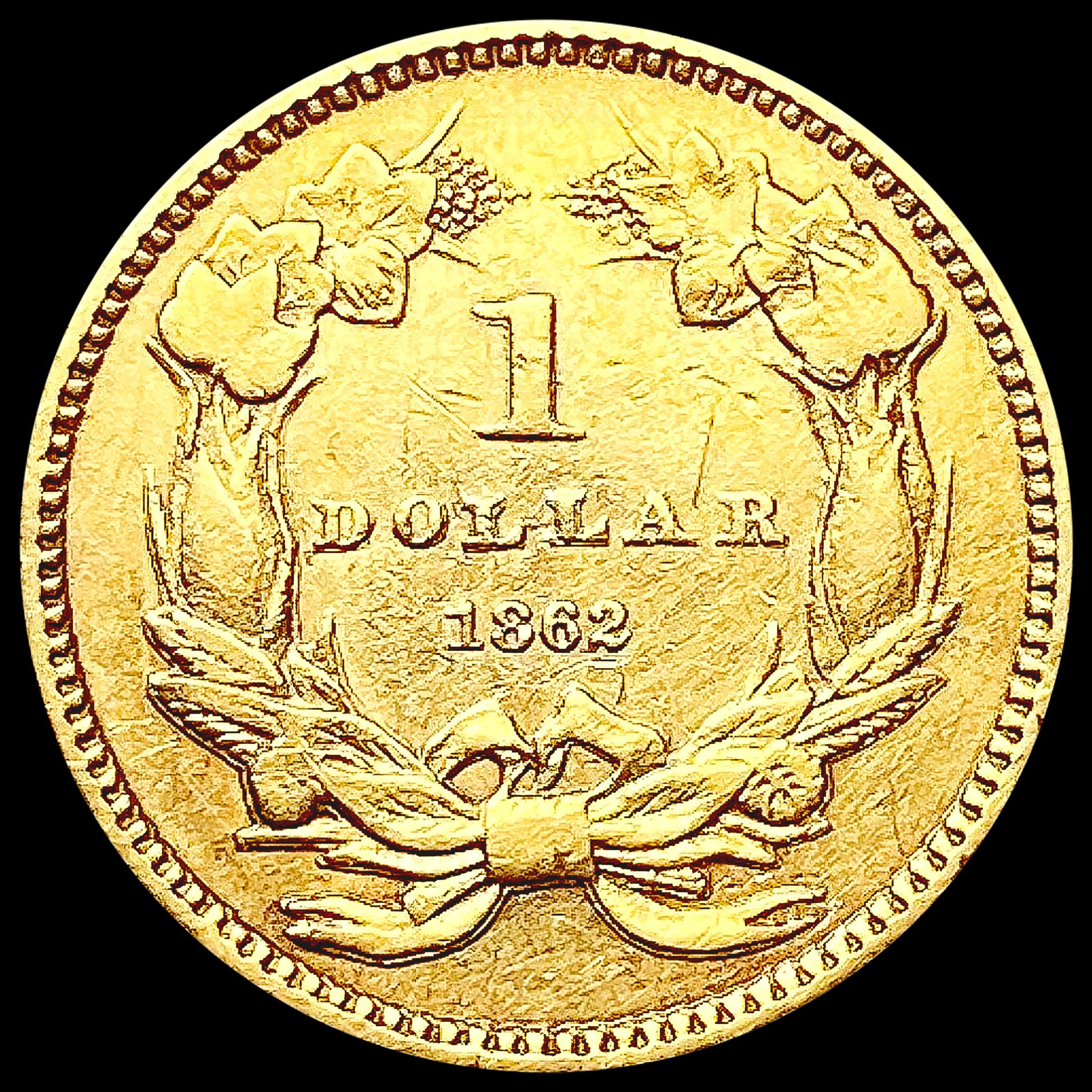 8162 Rare Gold Dollar CLOSELY UNCIRCULATED