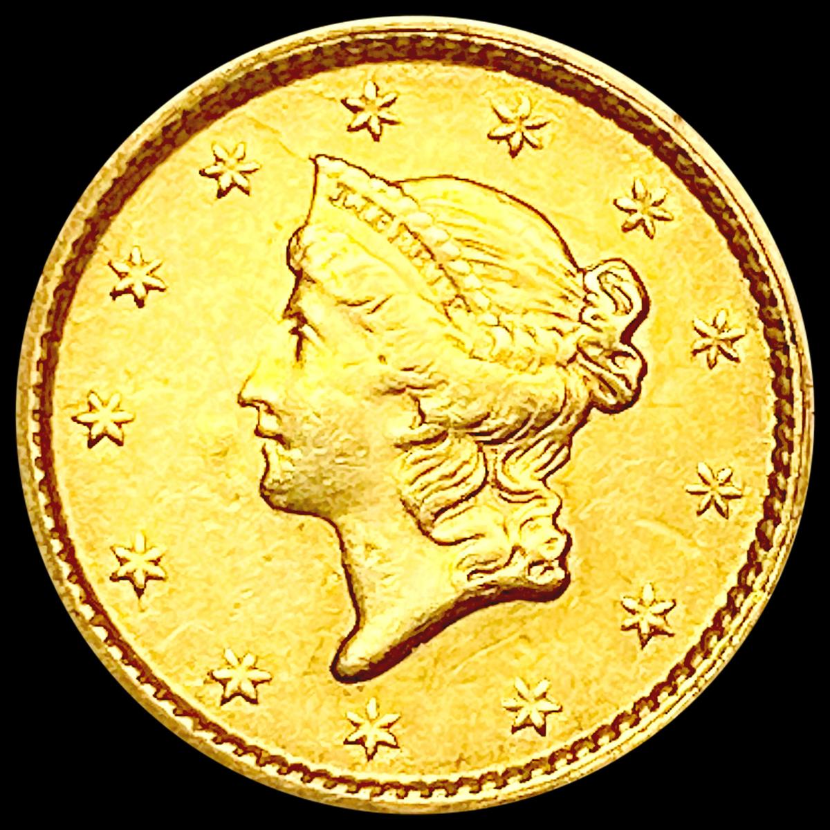 1853 Rare Gold Dollar CLOSELY UNCIRCULATED