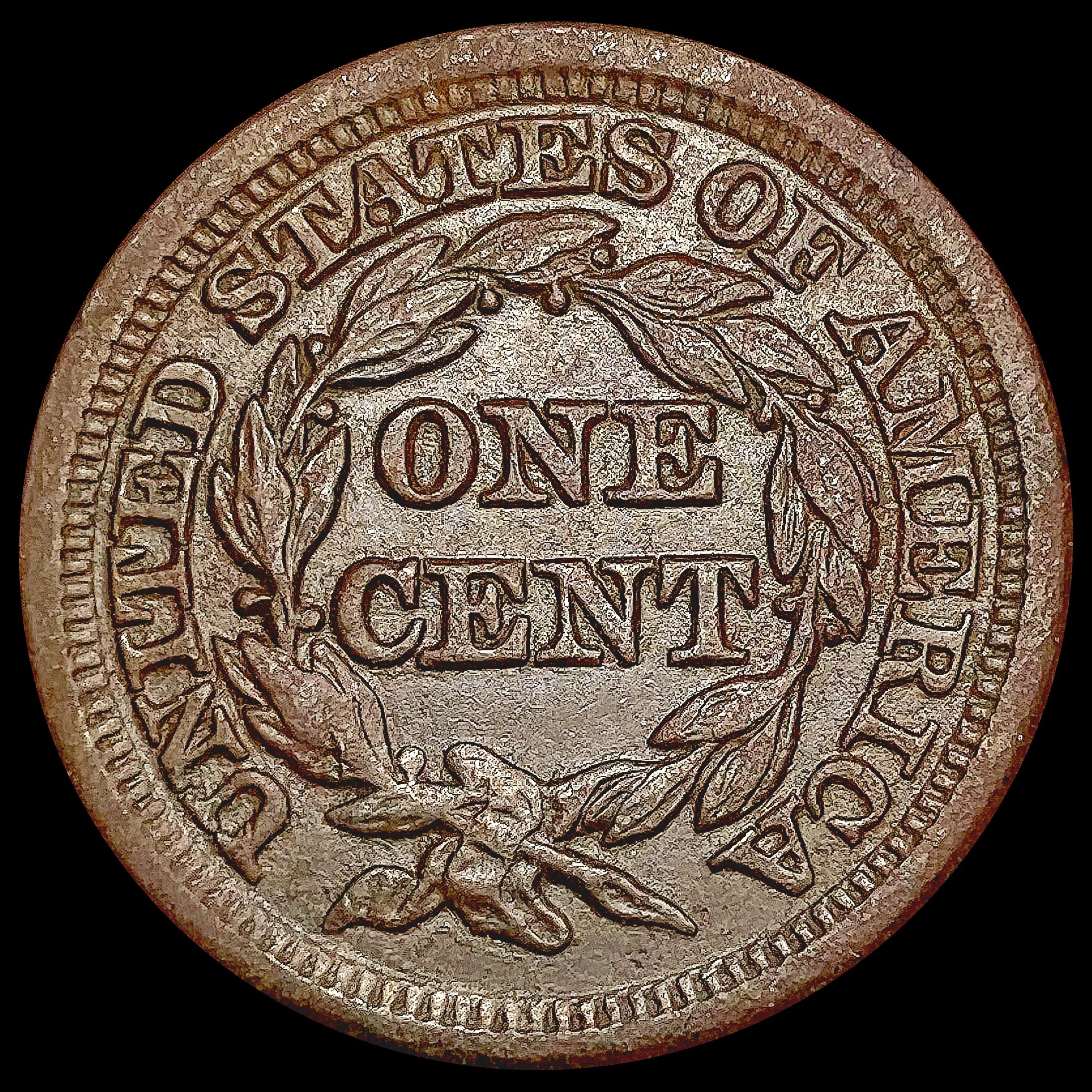 1848 Braided Hair Large Cent CLOSELY UNCIRCULATED