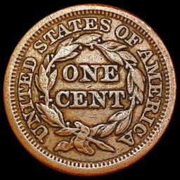 1847 Braided Hair Large Cent LIGHTLY CIRCULATED