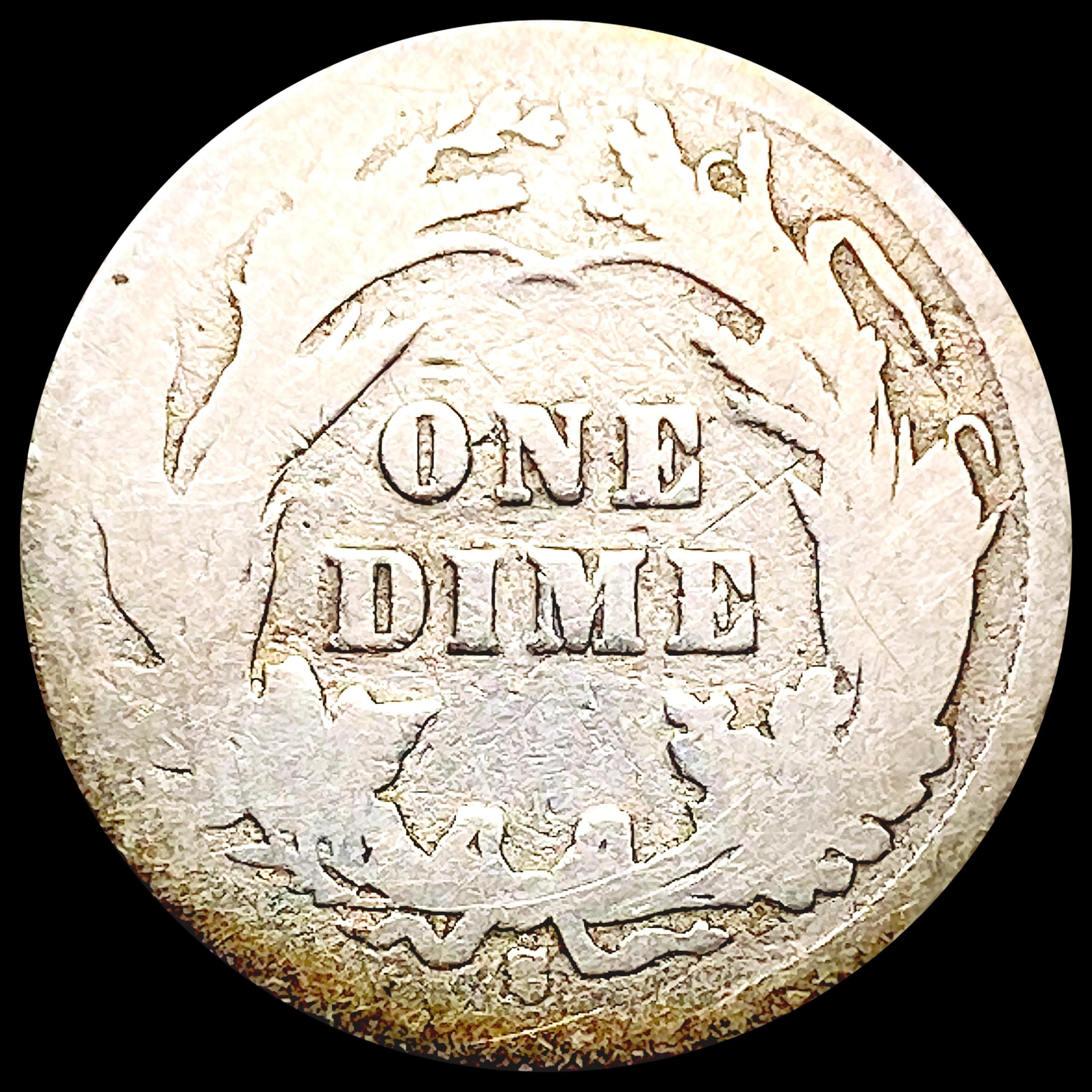 1892-S Barber Dime NICELY CIRCULATED