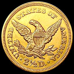 1855 $2.50 Gold Quarter Eagle CLOSELY UNCIRCULATED