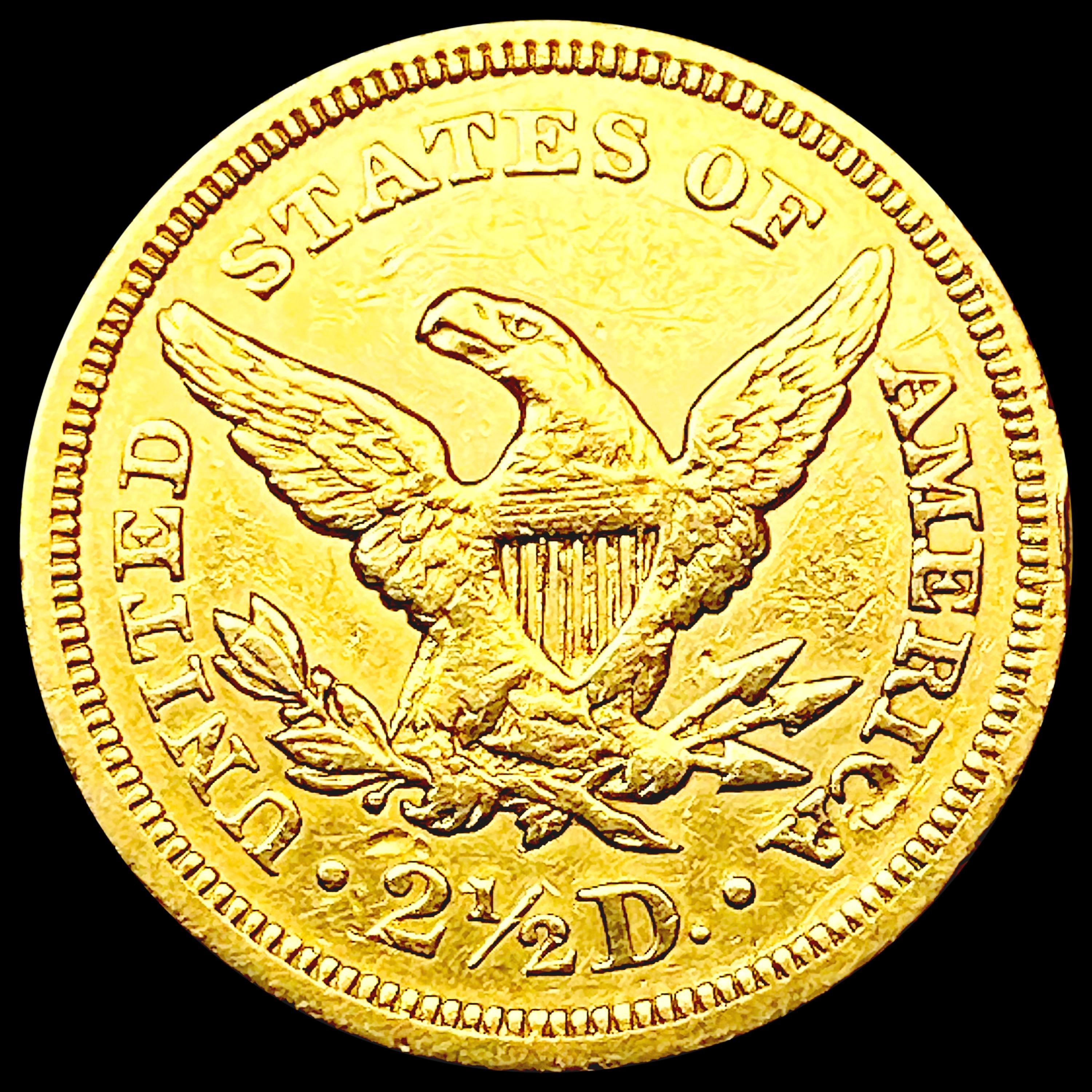 1851 $2.50 Gold Quarter Eagle CLOSELY UNCIRCULATED