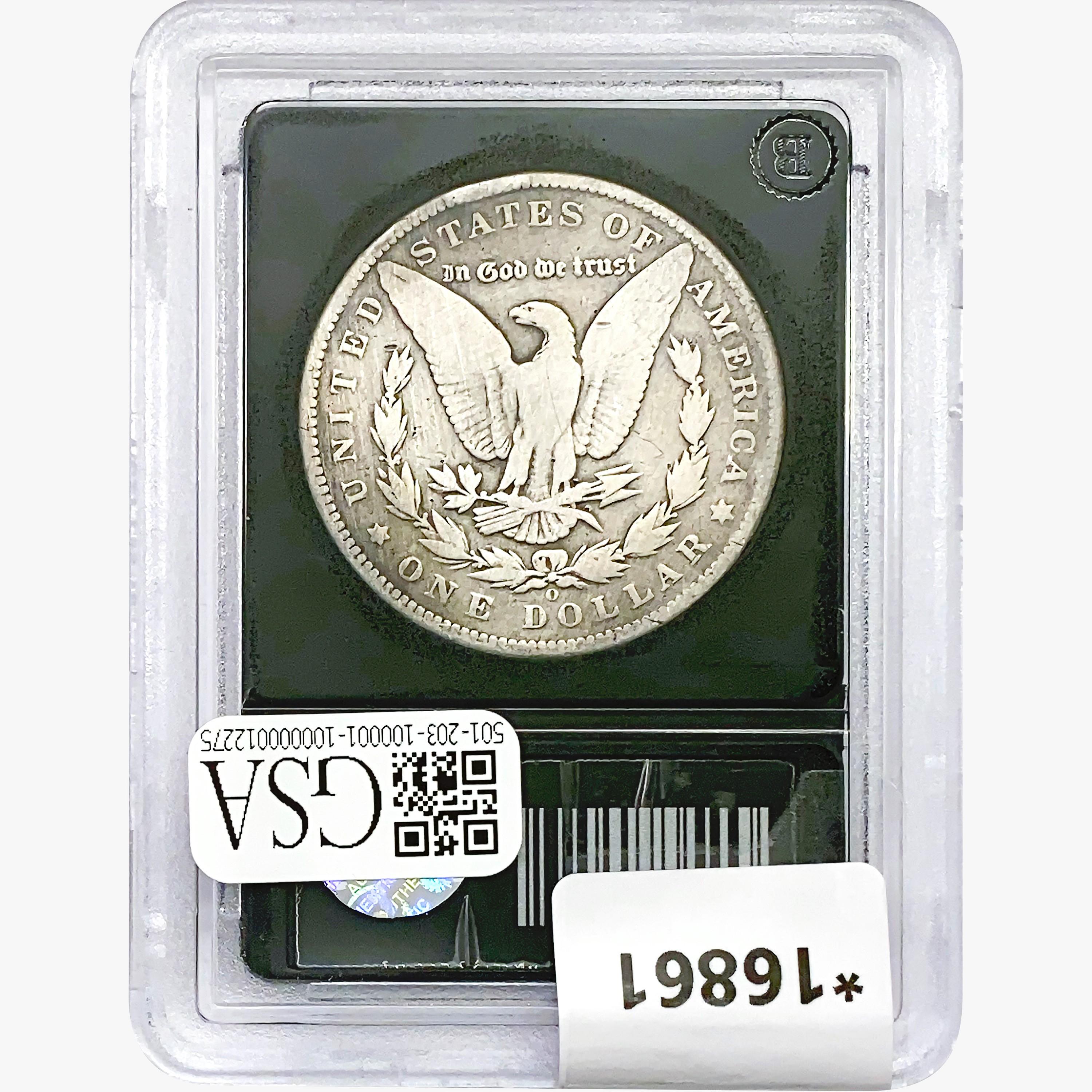 1895 Morgan Silver Dollar Blank VG