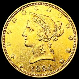 1894 $10 Gold Eagle CLOSELY UNCIRCULATED