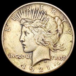 1921 Silver Peace Dollar NEARLY UNCIRCULATED