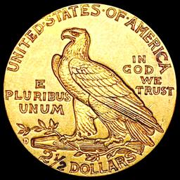 1925-D $2.50 Gold Quarter Eagle NEARLY UNCIRCULATE