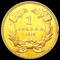 1862 Rare Gold Dollar UNCIRCULATED