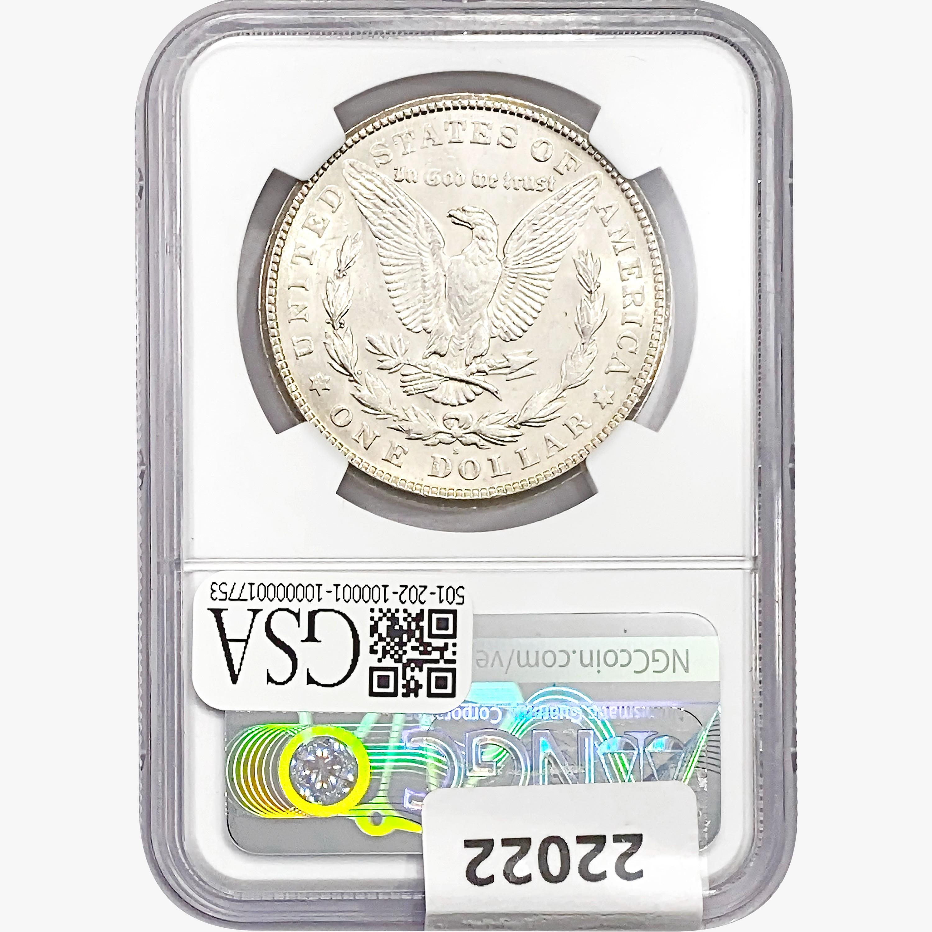 1921-S Morgan Silver Dollar NGC MS62