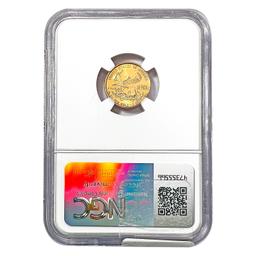 1998 $5 1/10oz. American Gold Eagle NGC MS70