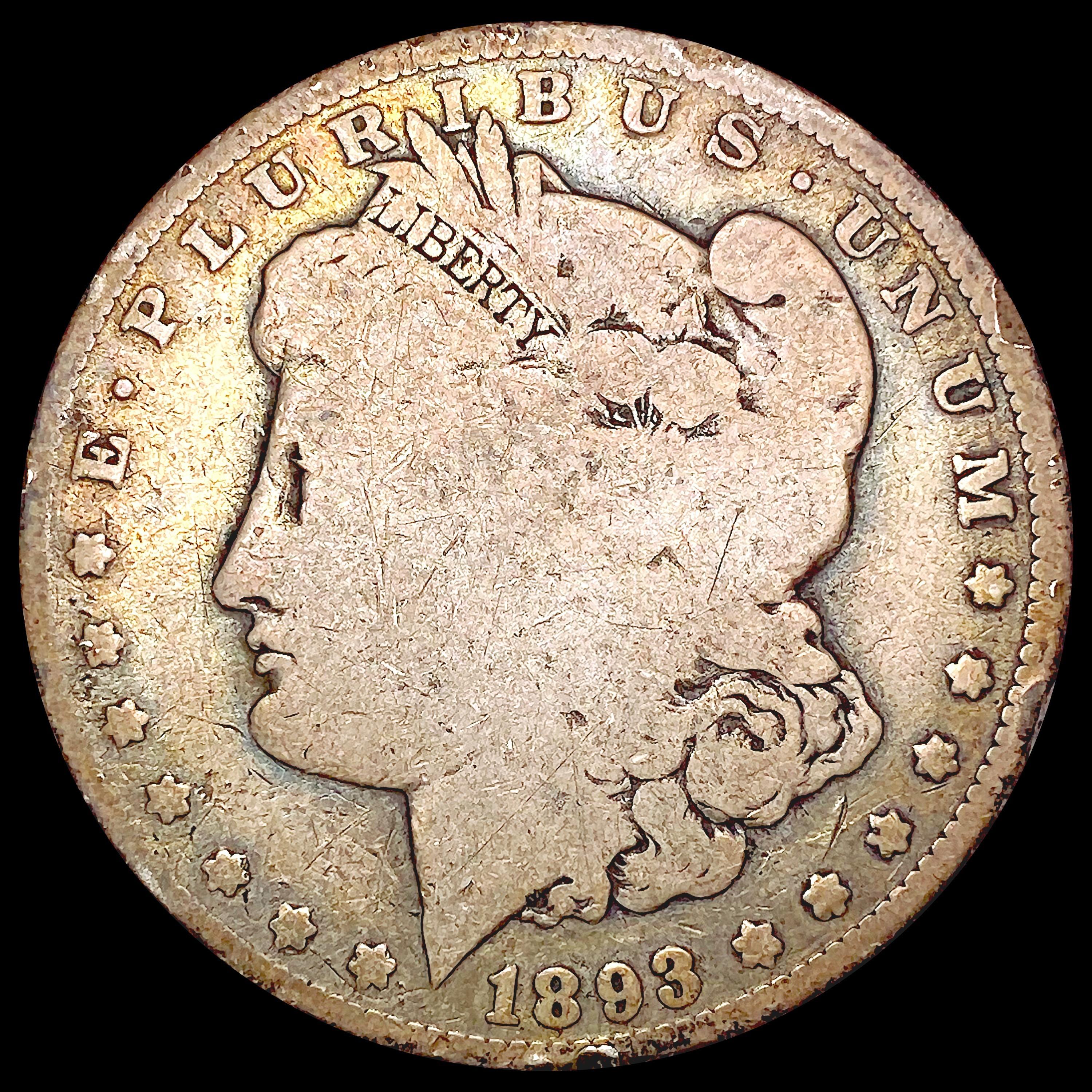 1893 Morgan Silver Dollar NICELY CIRCULATED